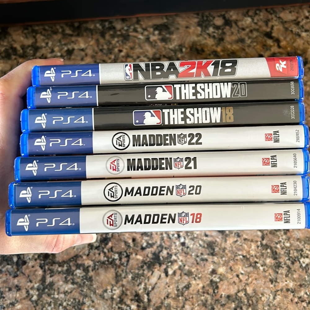PS4 Games x7